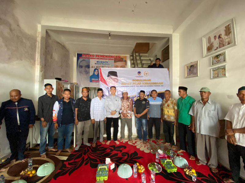 Sosialissi 4 Pilar di Nipah Panjang, Anggota Komisi XII DPR RI Sy Fasha Sampaikan Beberapa Hal