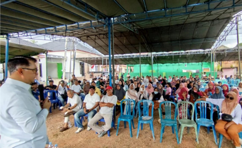 Anggota Komisi XII DPR RI Syarif Fasha Sosialisasi 4 Pilar di Kenali Asam Bawah