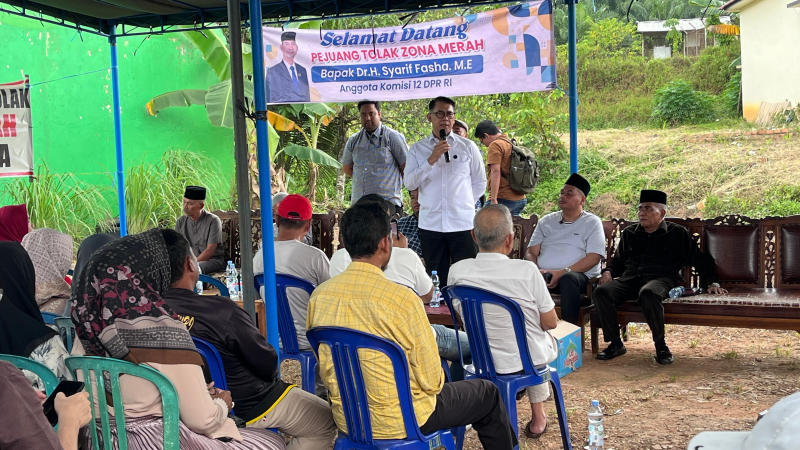 Dialog Dengan Warga Terdampak Zona Merah, Fasha Sarankan Pemkot Jambi Bentuk Tim Gabungan