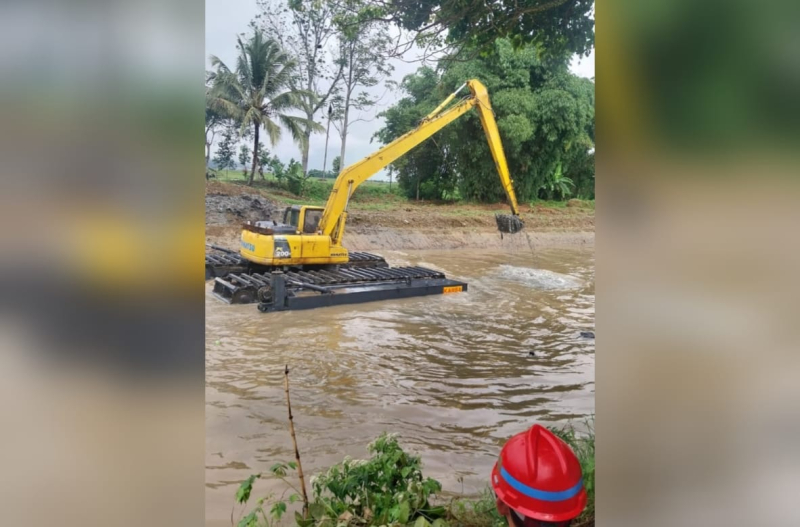 Komitmen BWSS VI Jambi dan PT WIKA, Normalisasi Sungai Batang Merao Tekan Banjir
