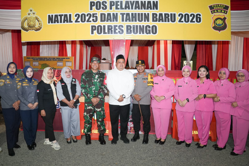 Wakil Bupati Bungo Ikut Patroli Skala Besar Malam Natal 2025, Pastikan Situasi Aman Dan Kondusif