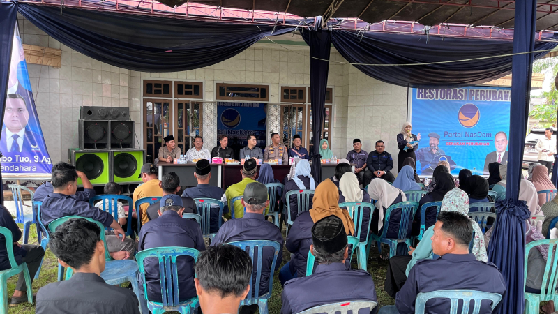 Reses Fasha di Sengeti, Warga Keluhkan Soal Gas 3 Kg dan Tanah Pertamina di Sengeti 