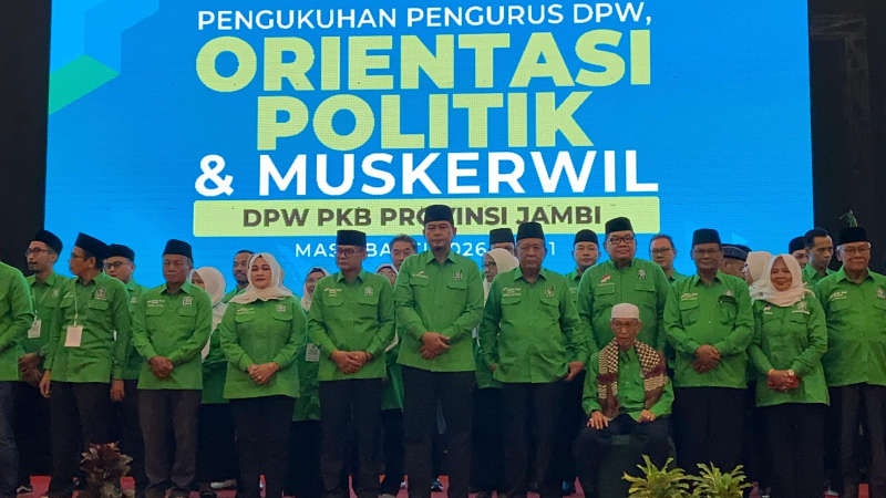 Pengurus PKB Jambi Resmi Dilanti, Elpisina Ketua, Juanda Jabat Sekretaris