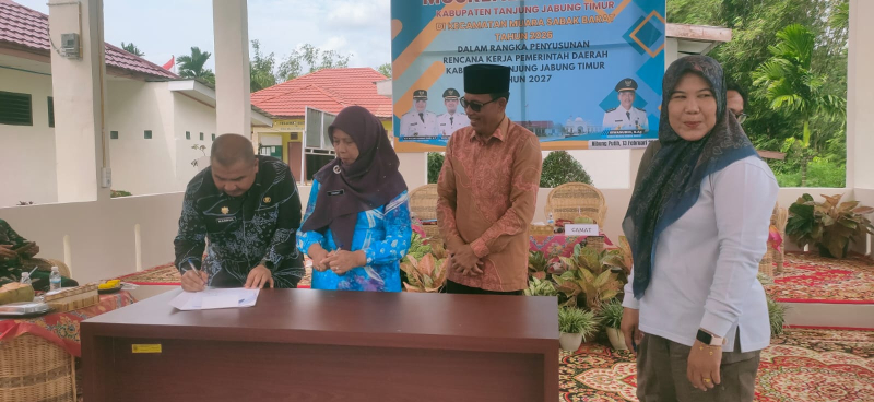 Musrenbang Muara Sabak Barat Bahas Usulan RKPD 2027, Prioritaskan Program Sesuai Kemampuan Anggaran