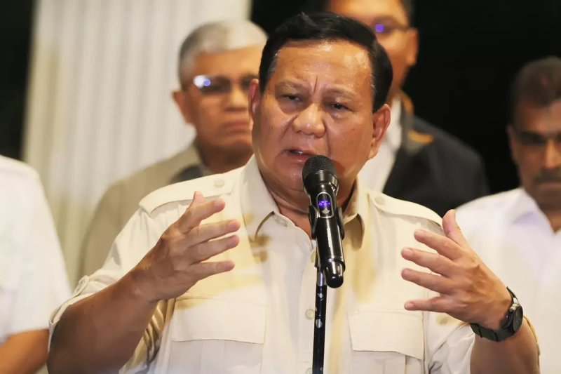 Presiden sekaligus Ketum Partai Gerindra Prabowo Subianto. 