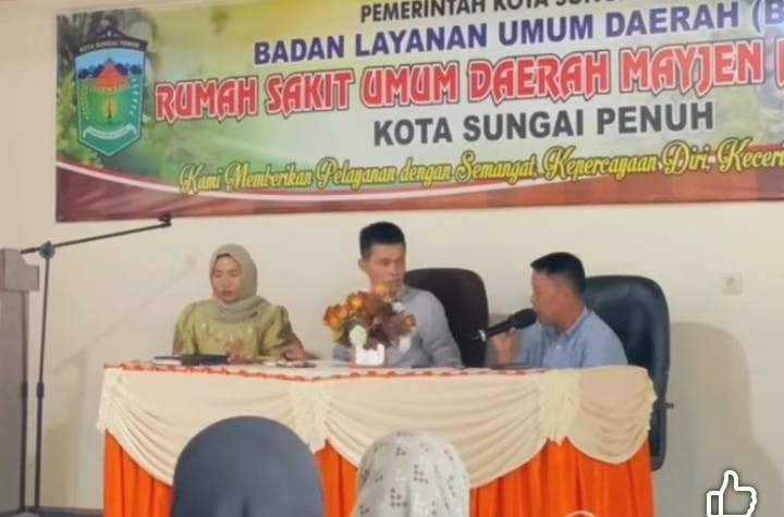 Usai Viral Keluhan Pelayanan, Pegawai RSU MH Thalib Sungai Penuh Akan Dirotasi