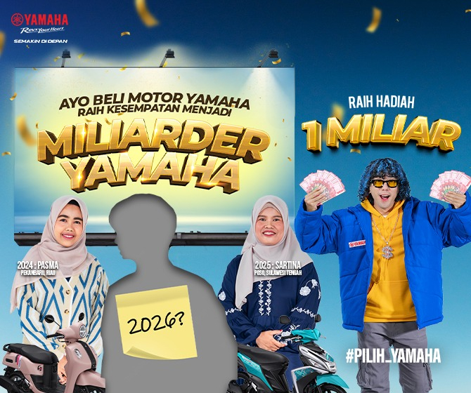 Siap-Siap Jadi Miliarder Yamaha 2026, Warga Jambi Berpeluang Ulangi Sejarah Pemenang Rp1 Miliar