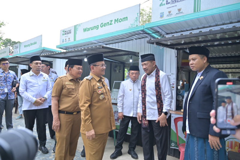 Kolaborasi Pemkot Jambi dan Baznas RI, Program Z-Corner Resmi Diluncurkan di Taman Banjuran Budayo