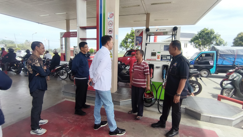 Pastikan Distribusi Energi Tepat Sasaran, Fasha Sidak ke SPBU di Kerinci dan Sungai Penuh
