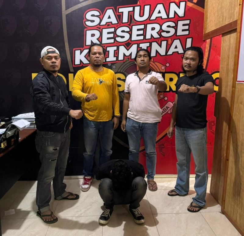 Tak Berkutik! Pelaku Pengeroyokan di Pelayang Raya Ditangkap Saat Nongkrong di Kafe