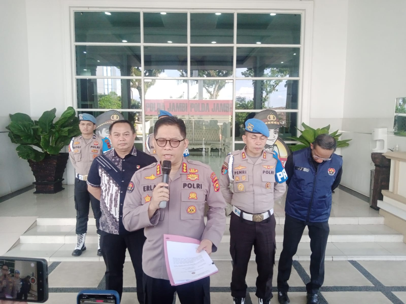 Polda Jambi Ungkap Perkembangan Penanganan Kasus 58 Kg Sabu, Satu Tersangka Masuk DPO dan Terus Diburu