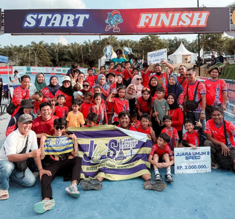 Prestasi Mendunia! Atlet Sepatu Roda Jambi Borong Gelar Juara di Ajang Internasional PEKOPI 2026