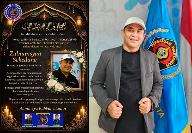 Kabar Duka, Sekjen PWI Pusat Zulmansyah Sekedang Tutup Usia