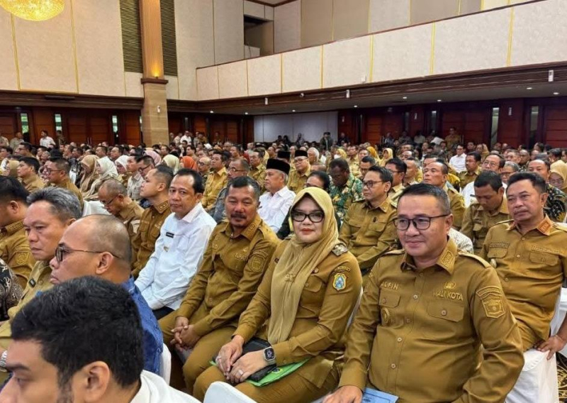 Wako Alfin Hadiri Rakor Nasional Mitigasi Kekeringan Lahan Pertanian