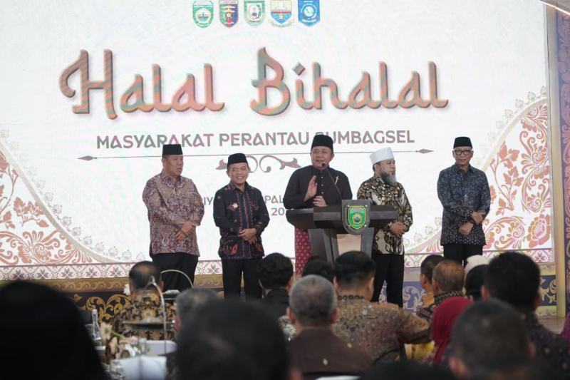Gubernur Al Haris di Halal Bihalal Sumbagsel: Kita Harus Saling Bantu Bangun Daerah